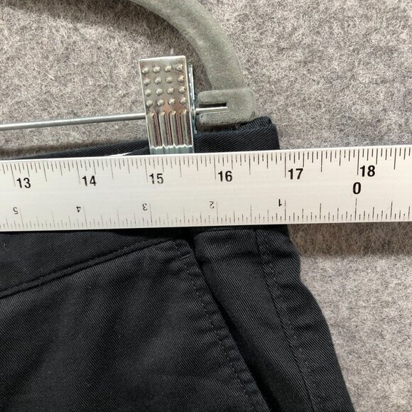 J. Crew Athletic Slim Flex Chino Pant Mens 32x30 Black Stretch Flat Front - Picture 8 of 12